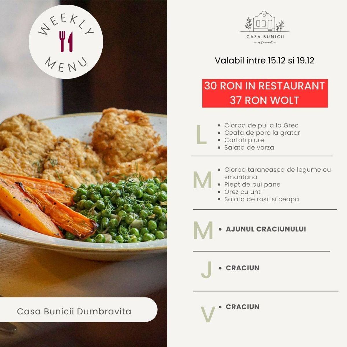 Disponibil de Luni Pana Vineri in Intervalul Orar 12:00-15:00.